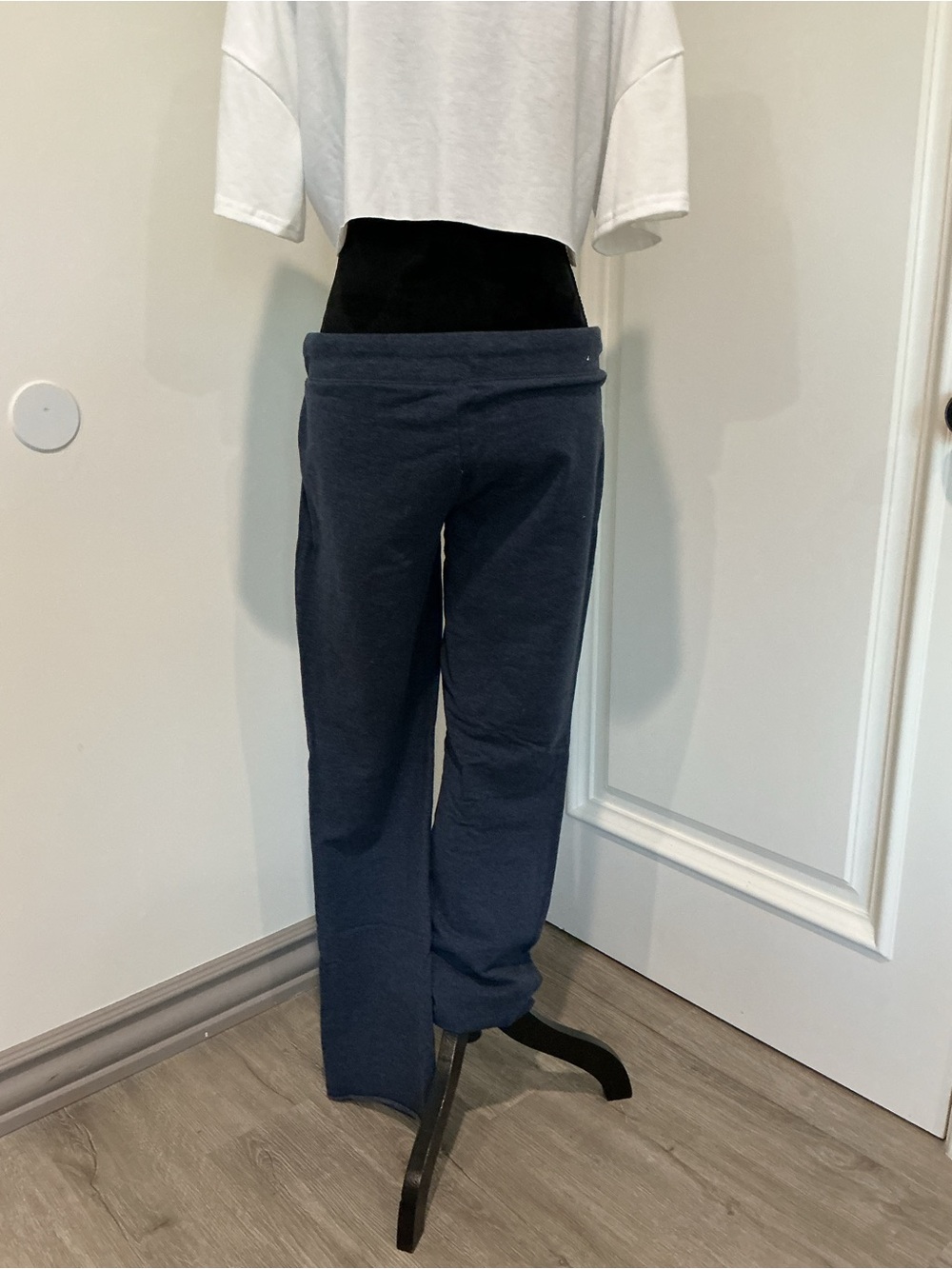 Aeropostale Navy Blue Logo Lounge Joggers with Bold White and Purple Font - Picture 3 of 6